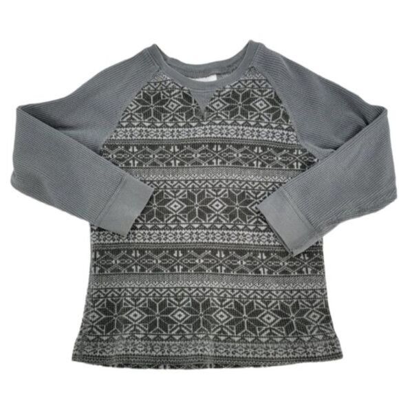 Hanna Andersson Olive Green Long Sleeve Thermal Top - Picture 1 of 5